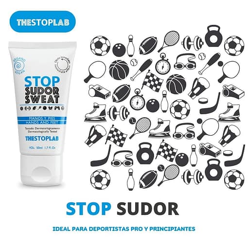 Stop sudor manos y pies deporte